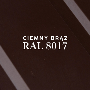 RAL 8017 Ciemny brąz